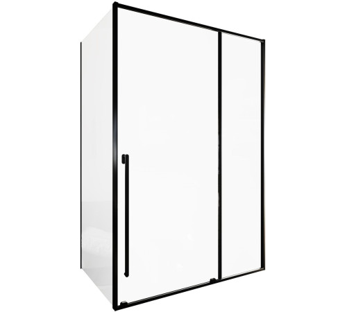 Душевой уголок Allen Brau Fantasy 140x90 3.11008.31 + 3.11013.31 черный матовый