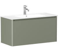 Тумба под раковину Allen Brau Gravity 100 1.370014.CGM олива матовый