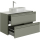 Тумба под раковину Allen Brau Fantasy 100 1.11003.CGM 2.0 олива матовый