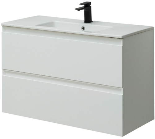 Тумба под раковину Allen Brau Eclipse 100 1.E1003.WM белый матовый