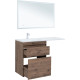 Тумба под раковину Aquanet Токио 68 дуб веллингтон (напольная 2 ящика)