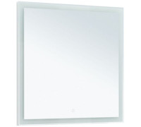 Зеркало Aquanet Гласс 80 белый LED
