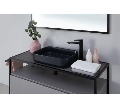 Раковина накладная Allen Brau Fantasy 50 4.11021.31 черный матовый