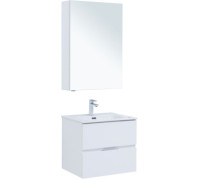 Мебель для ванной Aquanet Алвита New 60 2 ящика, белый матовый