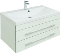 Тумба с раковиной Aquanet Верона 90 белый (подвесная 2 ящика)