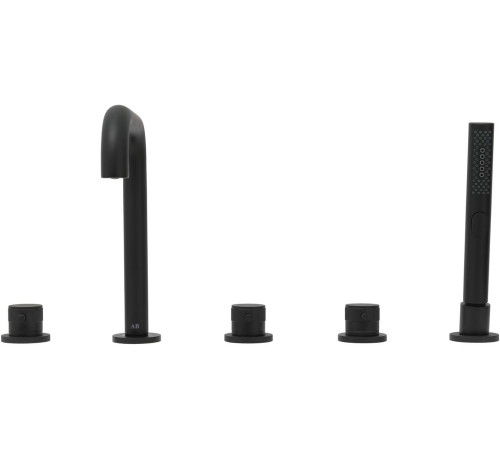 Смеситель на борт ванны Allen Brau Priority 5.31007-31 (с внутренней частью) черный матовый