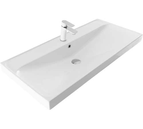 Тумба под раковину Aquanet Альтера 100 белый матовый