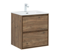 Тумба под раковину Aquanet Милан 60 дуб рустикальный