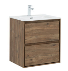 Тумба под раковину Aquanet Милан 60 дуб рустикальный