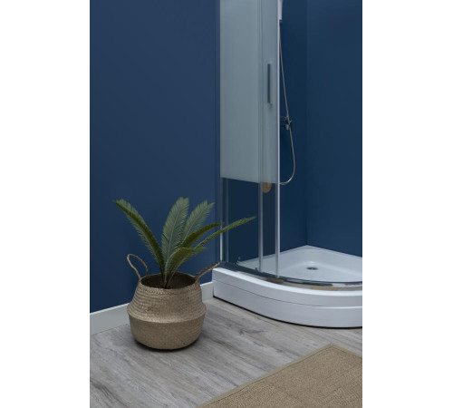 Душевой уголок Aquanet Practic AE10-Q-90x90U-CP 900x900, прозрачное, матовое стекло