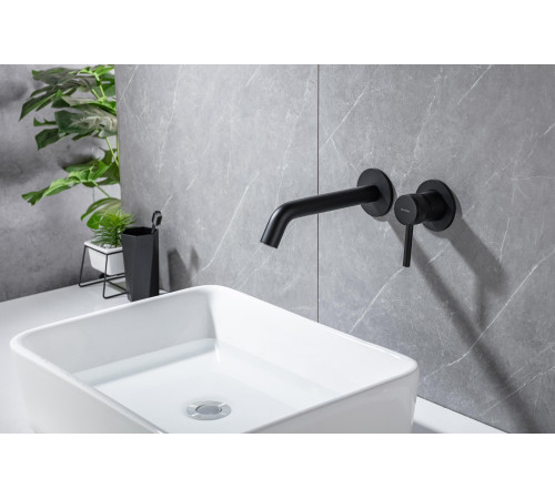 Смеситель для раковины Allen Brau Priority 5.31030-31 (с внутренней частью) черный матовый