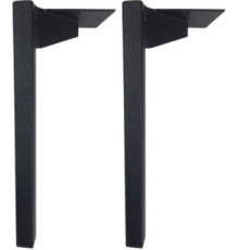 Ножки для мебели Aquanet Nova черный, 2 шт