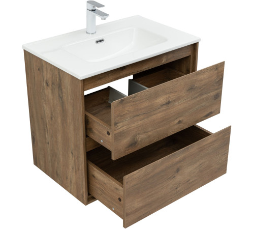 Тумба под раковину Aquanet Милан 70 дуб рустикальный