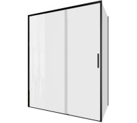 Душевой уголок Aquanet Pleasure Evo 150x90 AE65-150x90-BT профиль черный, прозрачное стекло