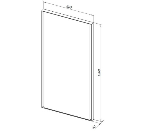 Зеркало Allen Brau Infinity 60 1.21020.BL черный