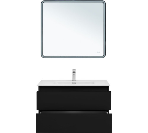 Тумба под раковину Aquanet Вега 2.0 90 черный
