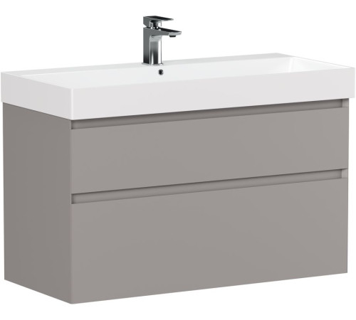 Тумба под раковину Allen Brau Infinity 100 1.210027.PGM платина матовый