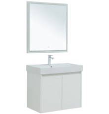 Мебель для ванной Aquanet Nova Lite 75 белый глянец (2 дверцы)