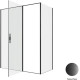 Душевой уголок Allen Brau Priority 160x80 3.31039.BBA + 3.31042.BBA черный браш