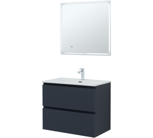 Тумба под раковину Aquanet Джейн (Flat) 80 маренго