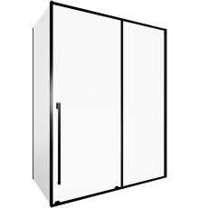 Душевой уголок Allen Brau Fantasy 160x100 3.11010.31 + 3.11014.31 черный матовый