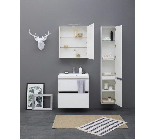 Тумба под раковину Aquanet Гласс 70 белый