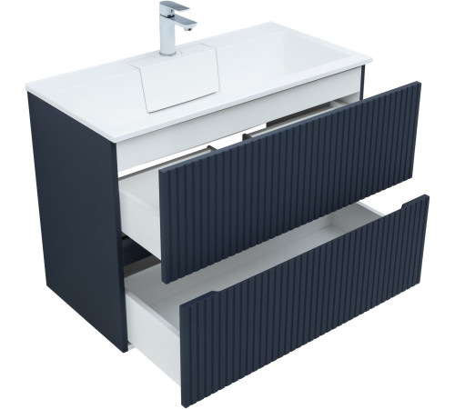 Тумба под раковину Aquanet Джейн 90 маренго