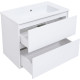 Тумба под раковину Aquanet Милан 85 белый глянец
