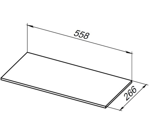 Полка для стеллажа Allen Brau Liberty 60 1.33010.B бежевый