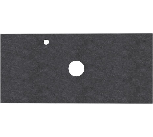 Столешница Aquanet Flat 100 графит, с отв. слева