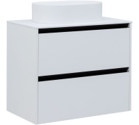 Тумба под раковину Allen Brau Activity 80 1.34004.WM белый матовый/черный браш