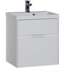 Тумба с раковиной Aquanet Латина 60 белый (2 ящика)