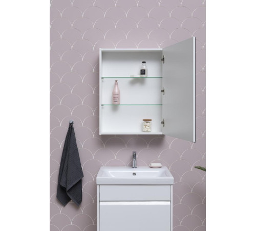 Зеркальный шкаф Aquanet Палермо 60 белый