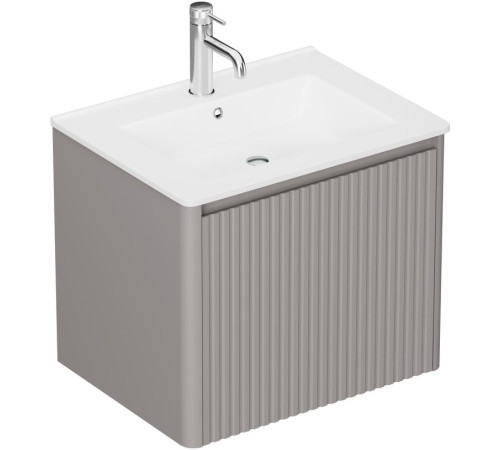 Тумба под раковину Allen Brau Gravity 60 1.370016.PGM платина матовый