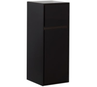 Пенал малый Aquanet Милан 35 черный глянец