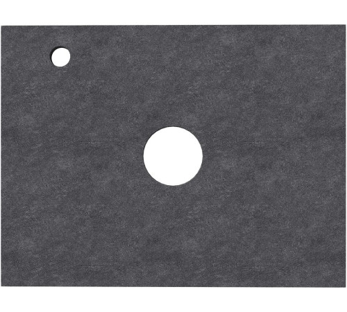 Столешница Aquanet Flat 60 графит, с отв. слева