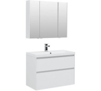 Мебель для ванной Aquanet Гласс 90 белый