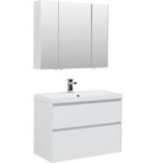 Мебель для ванной Aquanet Гласс 90 белый