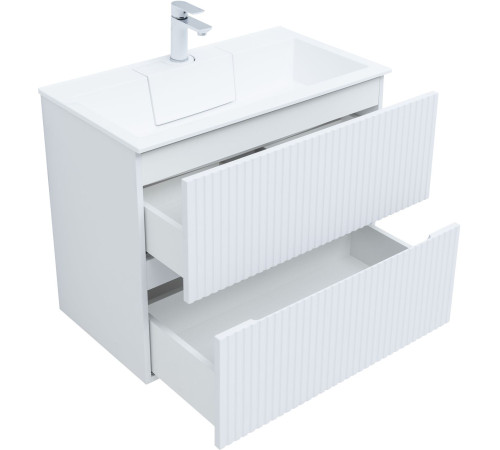 Тумба под раковину Aquanet Джейн 80 белый матовый