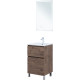 Тумба под раковину Aquanet Алвита New 50 напольная, дуб веллингтон табак