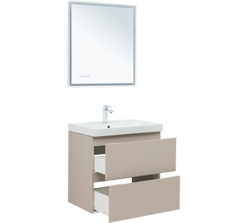 Тумба под раковину Aquanet Джейн (Flat) 70 бежевый