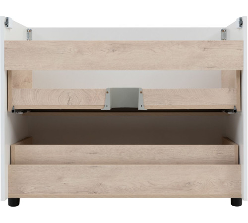 Тумба под раковину Aquanet Ирис New 100 напольная, белый глянец