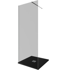 Душевая перегородка Allen Brau Infinity 1 80 3.21002.BA.T серебро браш