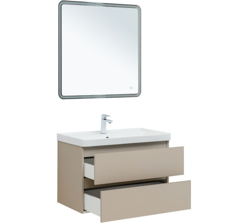 Тумба под раковину Aquanet Вега 2.0 80 бежевый
