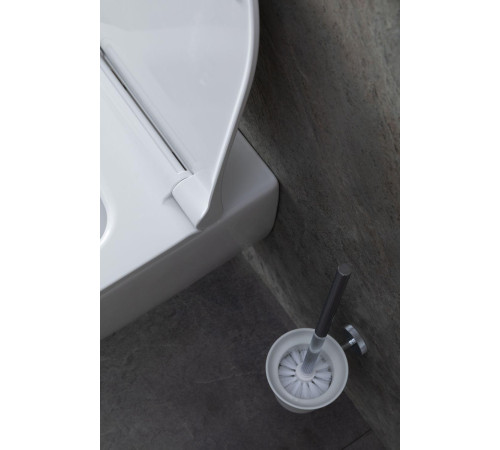 Ершик для унитаза Allen Brau Priority 6.31008-BN белый/никель браш