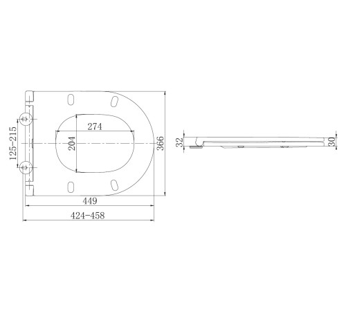 Крышка-сиденье Allen Brau Priority 4.31010.20 белый
