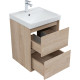 Тумба под раковину Aquanet Милан 50 дуб светлый