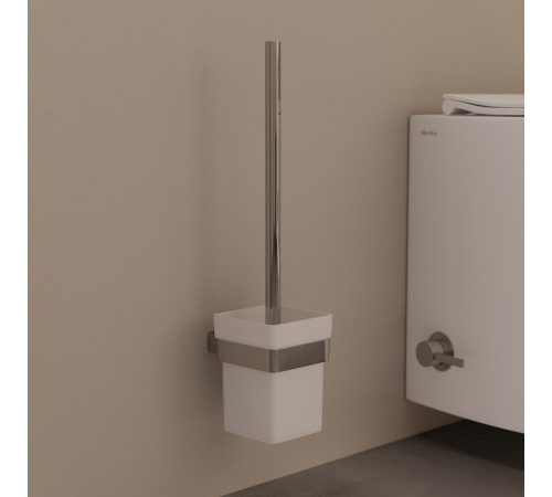 Ершик для унитаза Allen Brau Infinity 6.21008-00 белый/хром