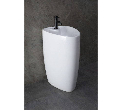 Раковина напольная Allen Brau Infinity 4.21015.20 белый глянец