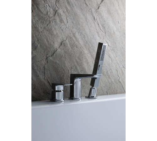 Смеситель на борт ванны Allen Brau Infinity 5.21008-00 (с внутренней частью) хром